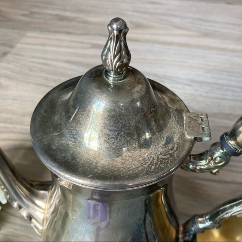 ✨VTG Antique Style Vintage Teapot Silver Plated England Tableware & tea cup 🍵 - Picture 6 of 15